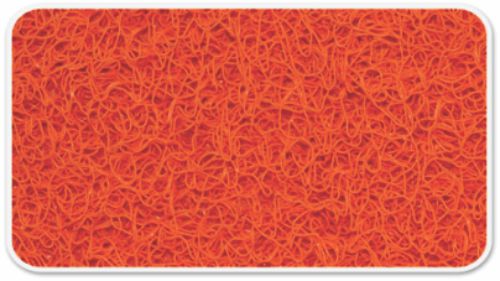Textura do capacho de vinil na cor Laranja