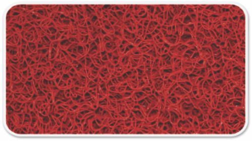 Textura do capacho de vinil na cor Vermelho